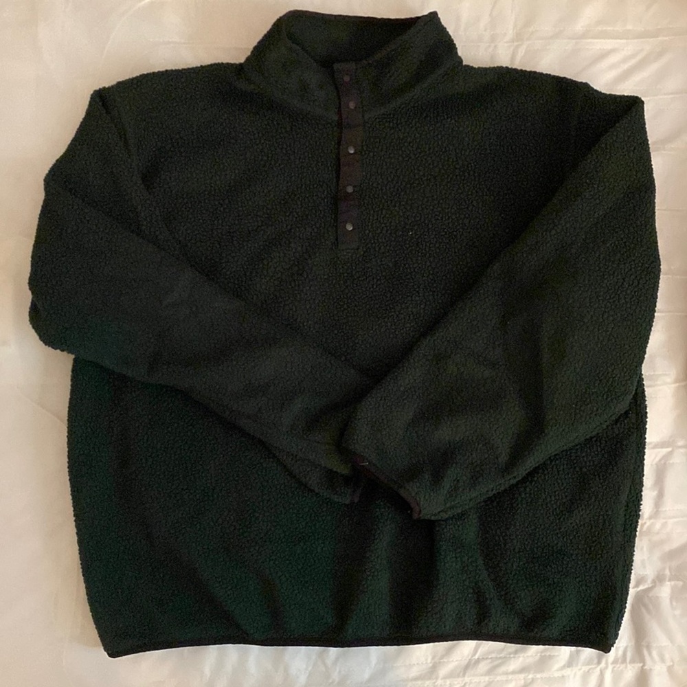 mens quarter button jacket